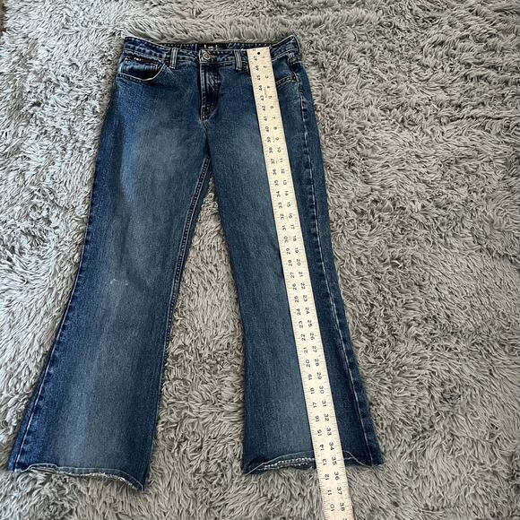 Vintage Y2K lei Wide Leg Blue Jeans Women’s Denim 2000s Large - Picture 5 of 12